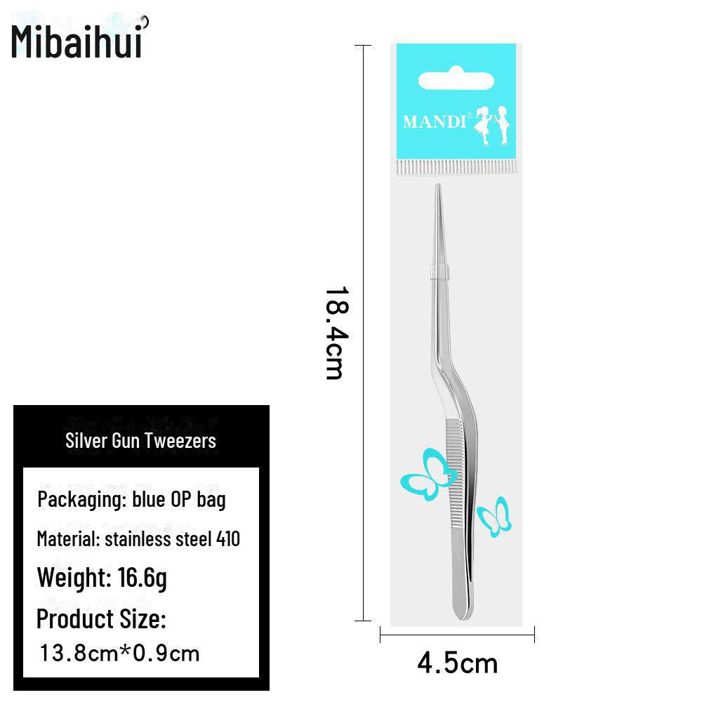 Baby Ear and Nose Cleaning Tweezers - Thickened Earwax and Navel Clip for Children