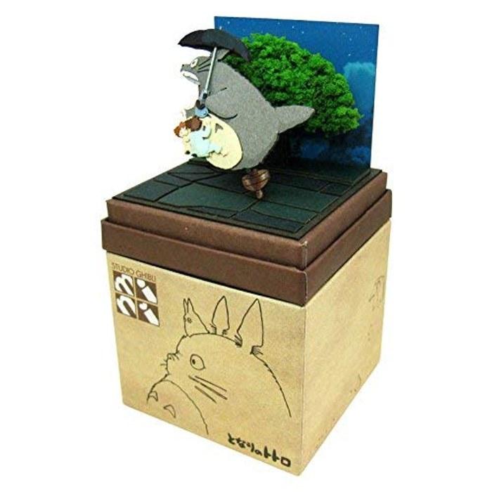 Sankei Studio Ghibli Mini My Neighbor Totoro Totoro and Sightseeing Flight Papercraft MP07-88 Multicolor Mini