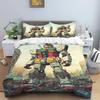 Cartoon/Anime Mobile Suit Gundam-Themed Printed Bedding Set: This soft and comfortable set includes a duvet cover and pillowcase