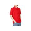 Polo Ralph Lauren Jednokolorowa koszulka polo z krótkim rękawem i kołnierzykiem polo Męskie topy Czerwony 710666997-003