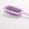 1pc Purple Detangling Hair Brush - Flexible Finishing Comb for Wet or Dry Hair, Ideal for All Hair Types, Plastic Material, Enhances Volume
