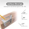 Aluminum Alloy Stainless Steel Multifunction T-shaped Combination Angle Ruler 45 90 Degree Gauge Rule Woodworking Tools