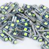 5 Stück 12V T5 3030 LED-Birne Auto Innenbeleuchtung Armaturenbrett Auto Instrumentenlampe
