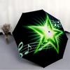 1pc Starlight Melody Celestial Harmony Automatic Open/Close Umbrella 8-Rib Strong Frame, Portable Travel Umbrella for Women & Men, Birthday Gift