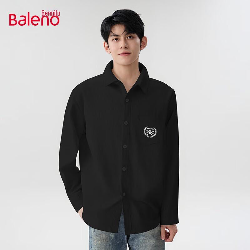 Baleno Men's Corduroy Long Sleeve Overshirt