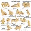 Children's Static Wild Animal Bird and Parrot Figure Set