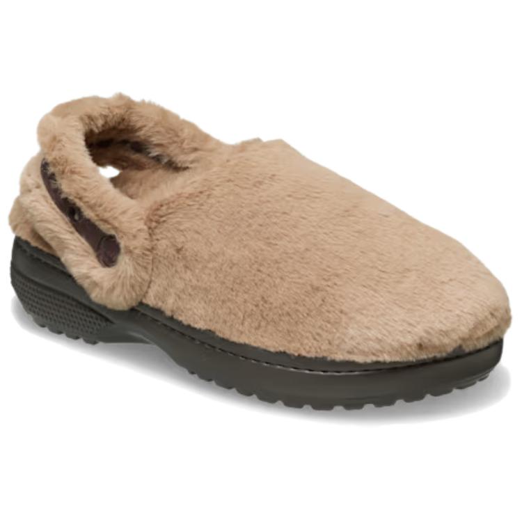 Crocs Unfuggetable Clog Comfortable Simple Anti-Wear Closed-Toe Slippers Unisex clogs Brown 211116-2JJ