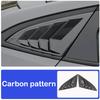 DinCh 2pcs Rear Triangular Window Decorative Shutters Louvers Spoiler Panel For Changan UNIV UNI-V -2026