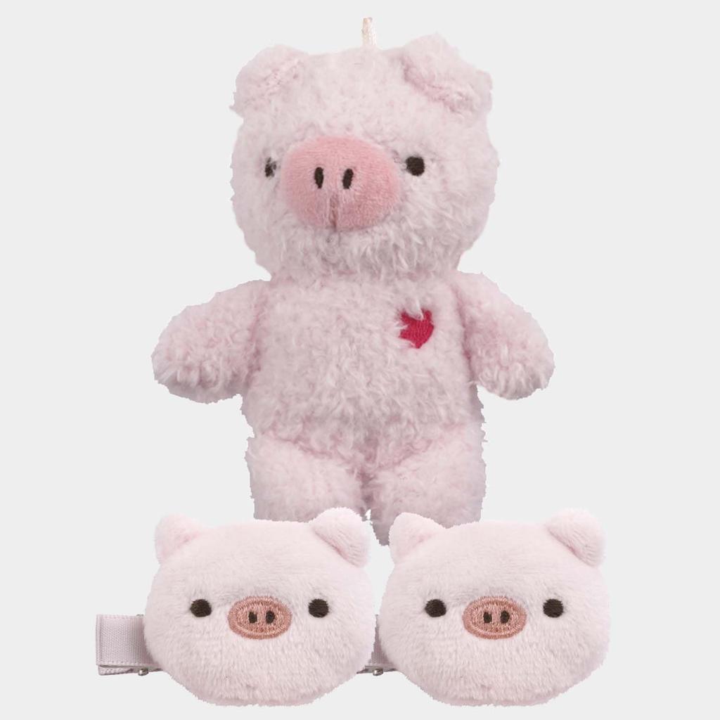 Skater Plush Ball Chain Mascot Pompon's Pig ZBCM1-A
