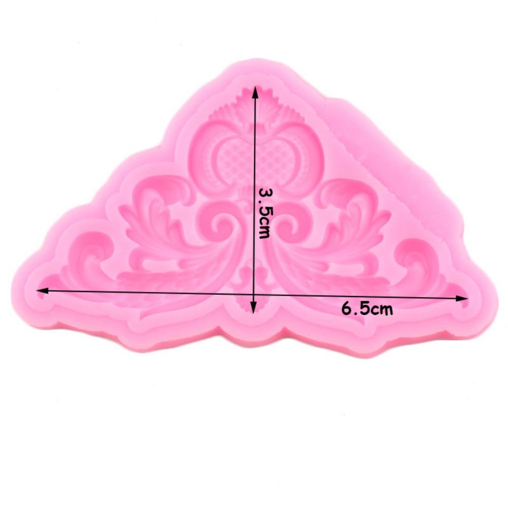 Moule en silicone en relief de fleurs pour décoration de gâteaux, bordures de gâteaux, moules à fondant, outils de décoration de gâteaux, moules à pâte à modeler au chocolat et à la pâte polymère