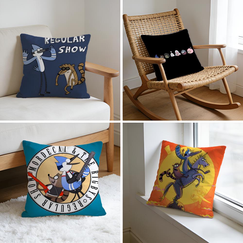 Cushion Cover Washed Linen Soft Breathable Decorative Case for Sofa Home Pillow cover RRegular SShow