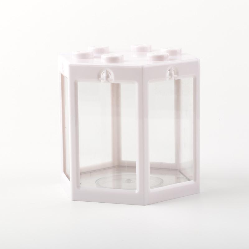 Aquarium Fish Tank Creative Multicolor Stackable Building Blocks Ecological For Small Reptile Pet Box Landscape Sea Decoration