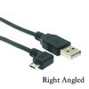 Up Down Left Right Angled 90 Degree USB Micro USB Male To USB Male Data Charge Connector Short Cable 25cm 50cm 150cm