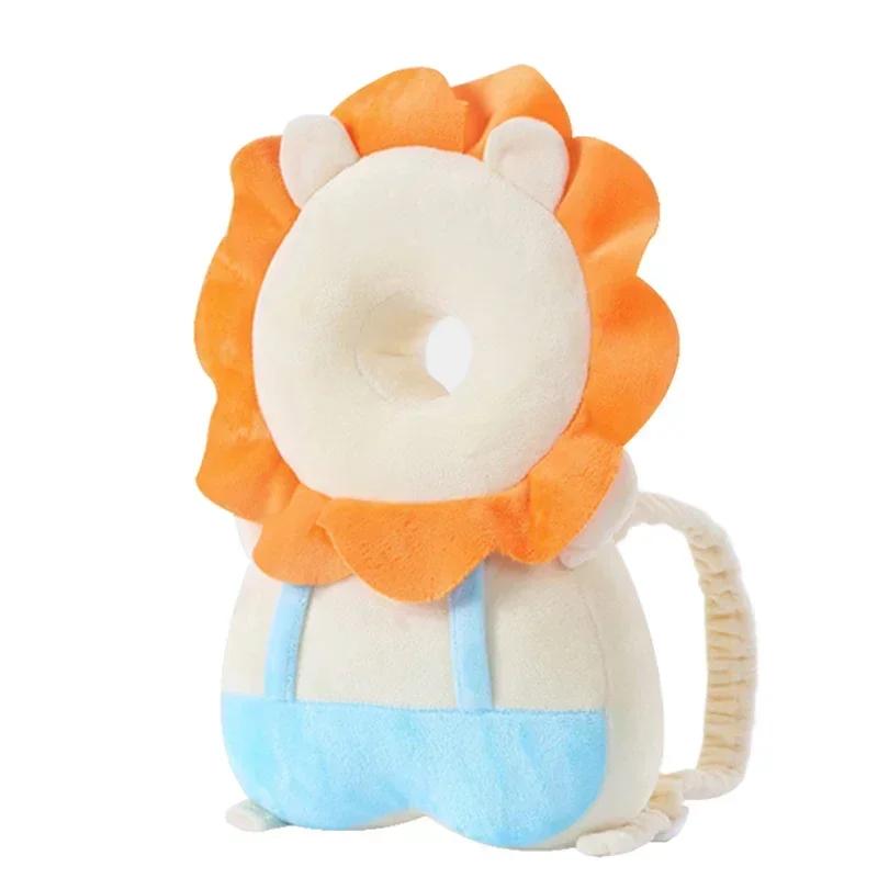1-3T Toddler Baby Pillow Head Protector Safety Pad Cushion Back Prevent Injured Baby Eleplant Lion Cartoon Security Pillows