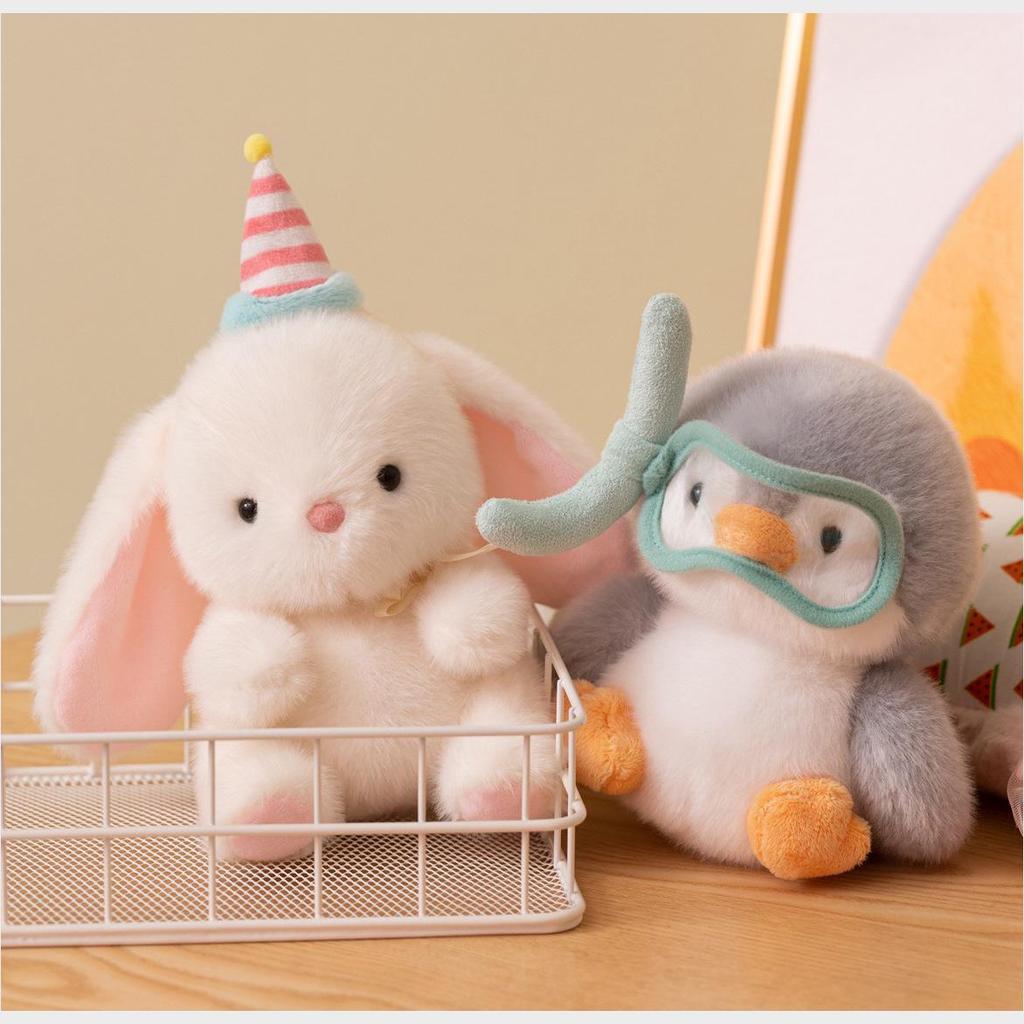 Scented Soothing Animal Plush Doll - Cute Desk Companion for Relaxation
