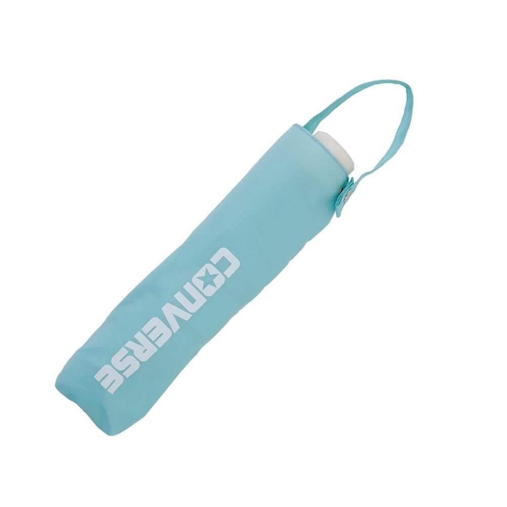 

Ogawa Converse Kids Folding Umbrella, Manual Open, 55cm, 6 Ribs, Mint, Solid Color, One-Point Logo, Antibacterial Handle, Water-Repellent, 20287