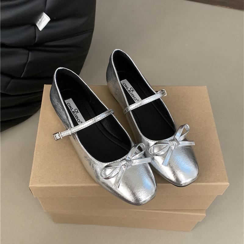 

Fashion Bailamos 2025 New Women Flat Shoes Fashion Shallow Ladies Casual Soft Mary Jane Shoes Outdoor Dress Flat Ballet Shoes 39
