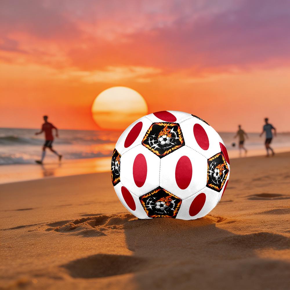 1pc Circle Symbol Size 5 Soccer Ball Professional Match Training Football Indoor &Outdoor Sports Ball Lightweight Durable c6627