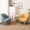 Small Leisure Single Sofa Chair Living Room and Bedroom Seat Balcony Reception Chair Hotel Lounge Chair Cozy Guest Seating
