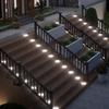 4 Pcs Solar Ground Lights Waterproof Outdoor Landscape Lights LED Lawn Lamp with Stake for Pathway Garden Yard Deck Decor
