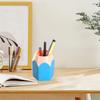 Desktop Pen Holder Multifunctional Space Saving Colorful Pencil Stationery   for Home Classroom