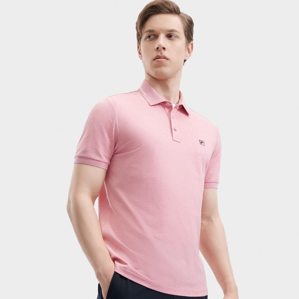 New FILA Polo Shirts Men's Purple Pink Floral Gray F11M421107FPK