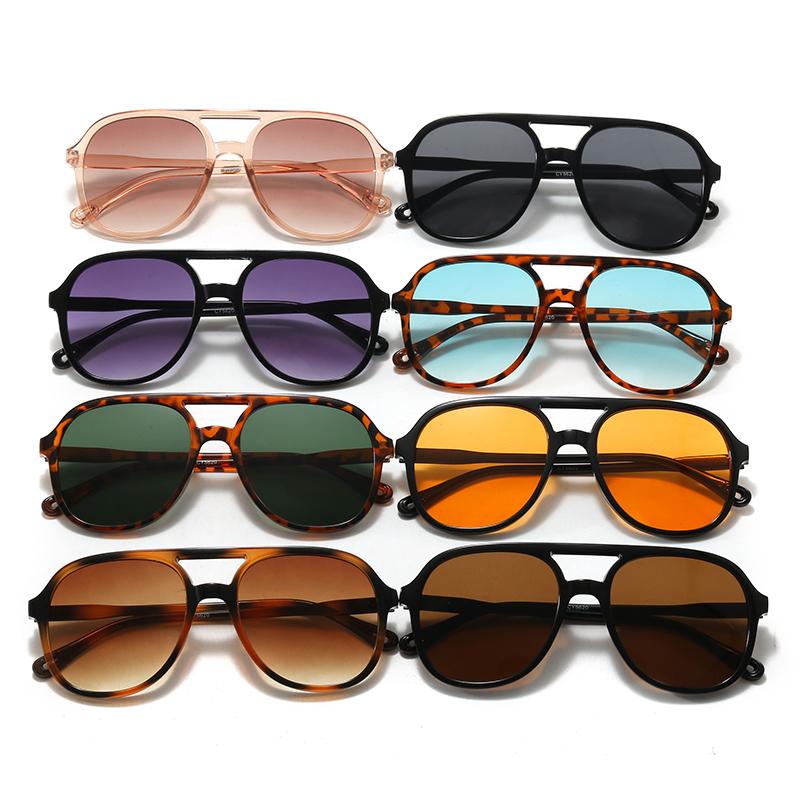 Fashion Oversized Square Sunglasses Vintage Women Punk Style Eyeglasses Outdoor Personalized Colorful Glasses UV400 Unisex