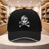 Skull Crossbones Print Baseball Cap for Unisex Women Casual All Season Adjustable Sun Hat