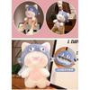 Cute Shark Plush Doll Cat Bed Soft Doll Shark Cat Birthday Gift for Girls