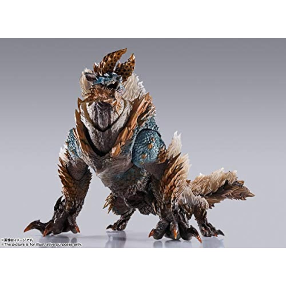 TAMASHII NATIONS S.H. Monster Arts Monster Hunter World: Iceborne Jinooga approx. 285mm ABS & PVC...