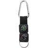 Compass Keychain 3 In 1 Carabiner Compass Thermometer Hook for Outdoor Hiking Backpacking Multifunctional Small Survival Tool Camping Equipment