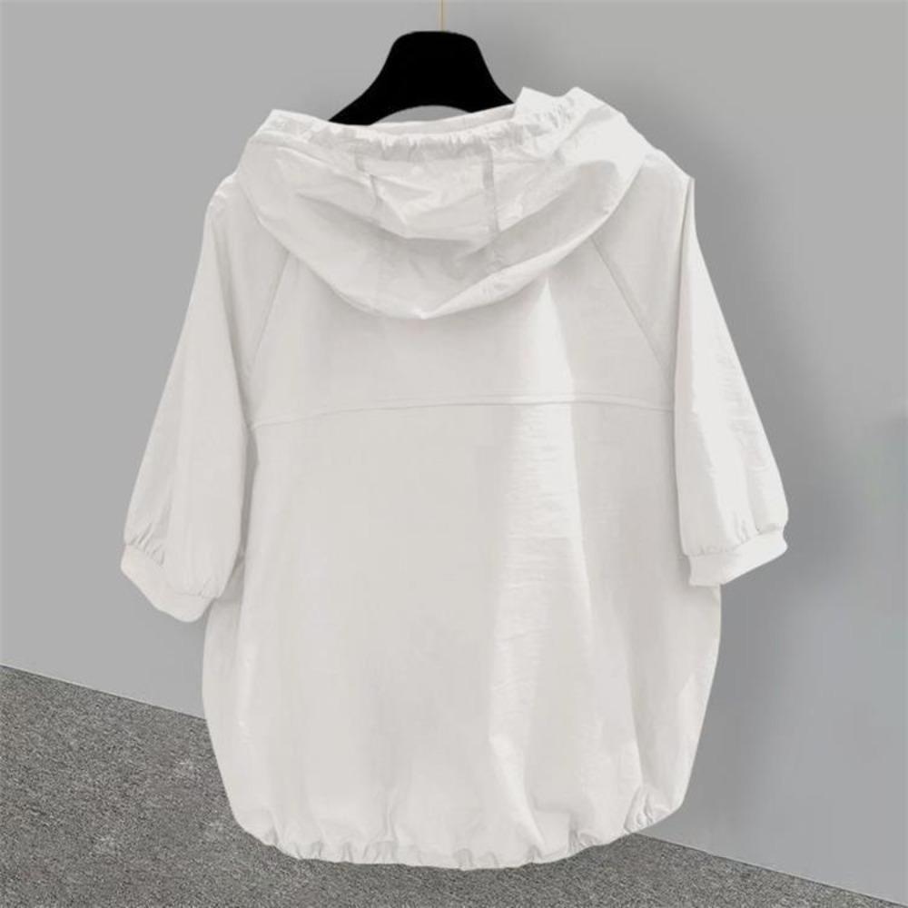 Hooded Short-sleeved T-shirt Men's Trendy Loose Work Clothes Splicing Niche Shirt