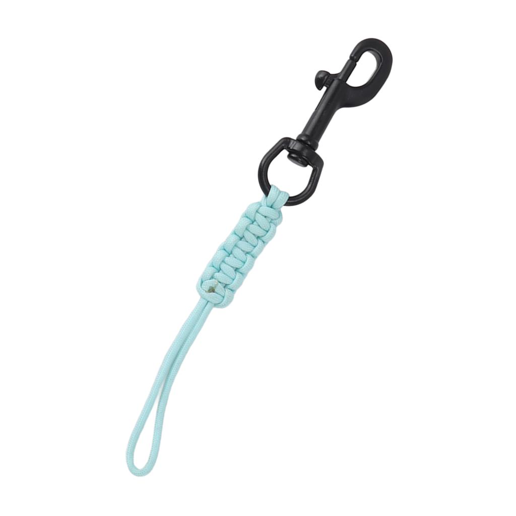 Handgewebtes Tauch-Lanyard Anti-Verlust-Band Leuchtendes Unterwasser-Sicherheitsseil Tauch-BCD-Ausrüstung mit 316 Edelstahl
