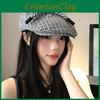 Chic Round Top Womens Hat With Breathable Polyester Material For Spring Summer Trendy Look