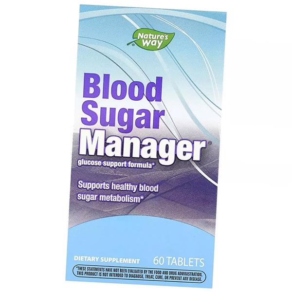 

Контроль цукру в крові, Blood Sugar Manager, Nature s Way 60таб (36344119) 60tab