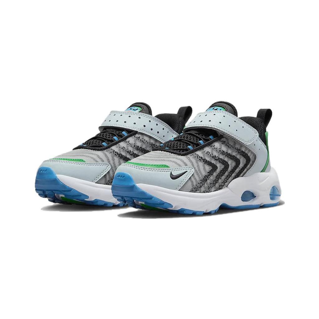 New Nike Air Max TW PS Cushioning And Breathable Low Top Kids Lifestyle Shoes Gray Blue Children Aged 3 7 Years Old DQ0297-003