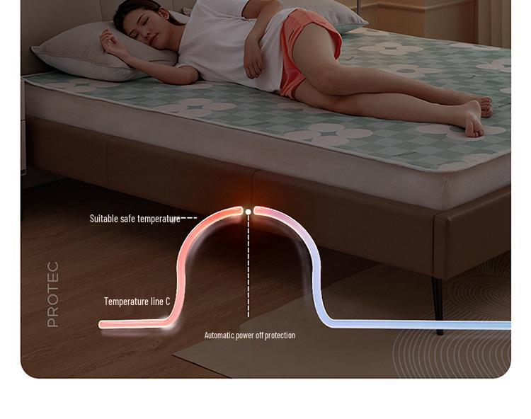 Elektrische Decke von Rainbow: Einzelsteuerung, Temperatur einstellbar, Entfeuchtung, Perfekt für Studentenwohnheime