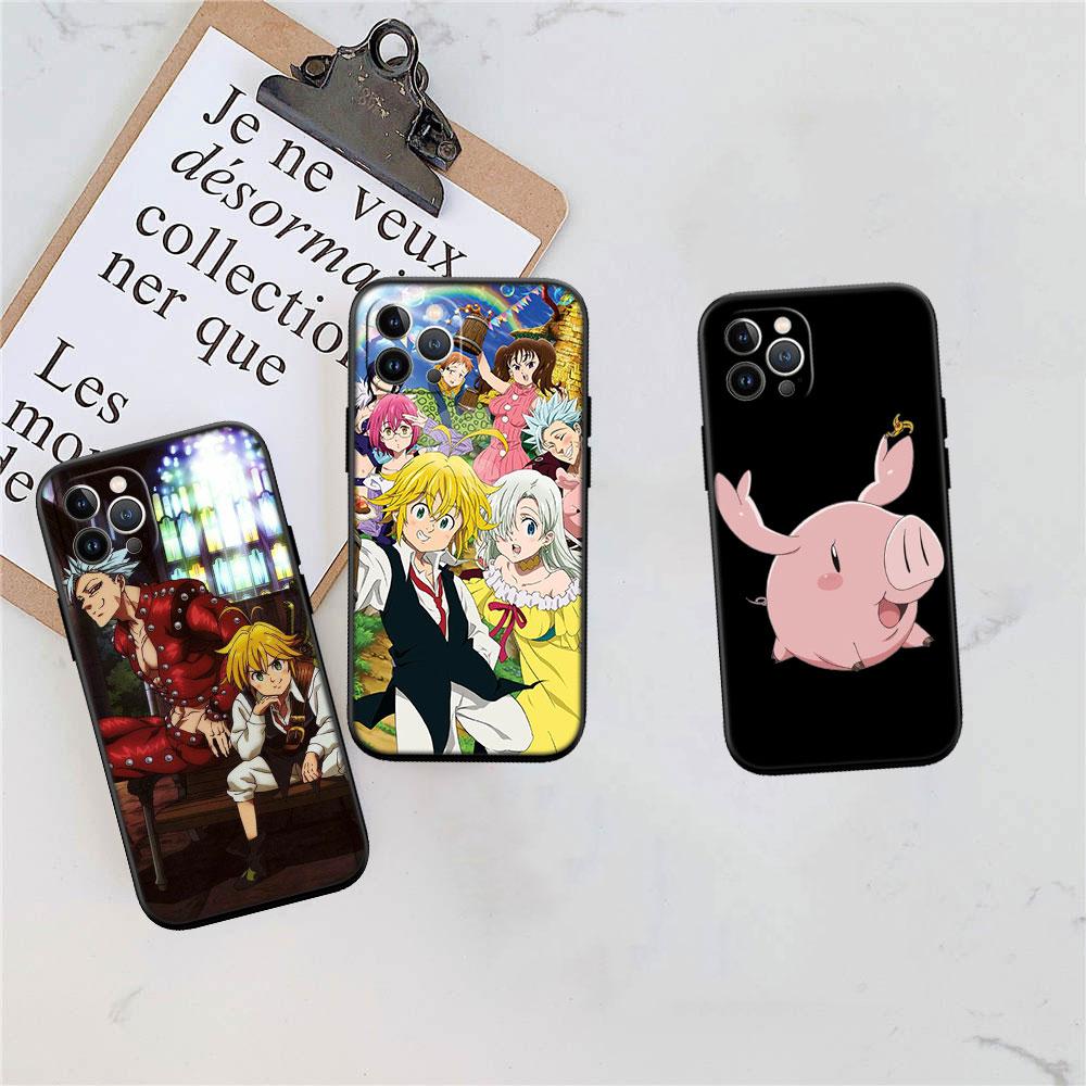 LO85 S-Seven D-Deadly Sin Soft Shell Phone Case for Redmi Note 8 9 Pro Max 9S 9T 9C NFC 8T 8A 10A A4