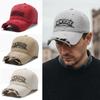 Adjustable Embroidery Baseball Cap Washed Cotton Sunscreen Hats  For Man Women Fashion