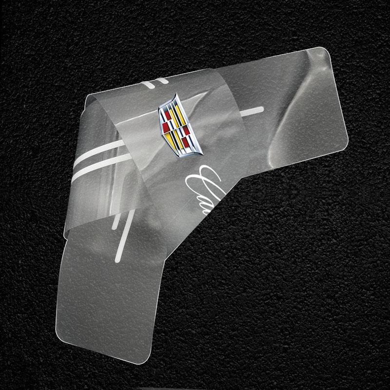 Car Door Sill Protector Stickers Transparent Decor Decal Threshold Strip For Cadillac CTS STS DTS SRX XLR ATX Escalade Seville Tiburon