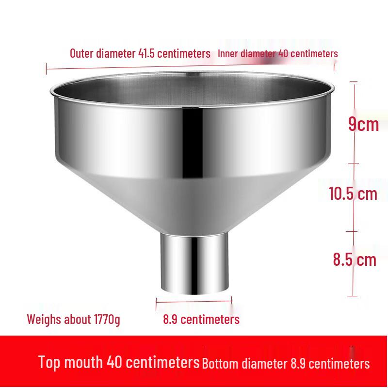 

Jing Yu Heng 304 Stainless Steel Wide Mouth Funnel
