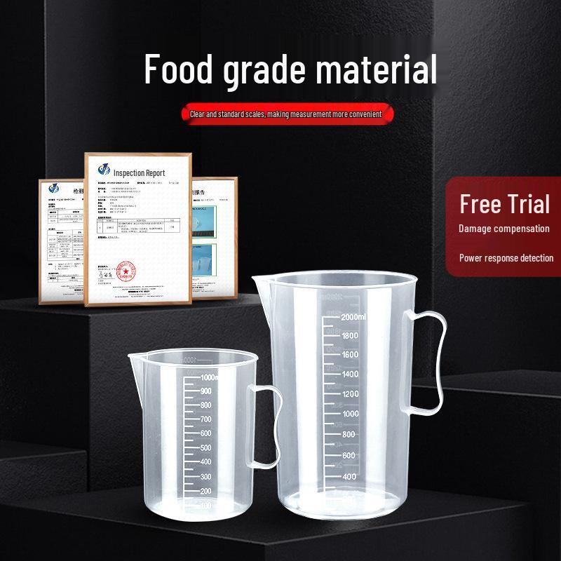 Hengzhi Large-Capacity Food-Grade Plastic Measuring Cup for Milk Tea
