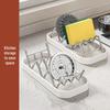 Stainless Steel Double-Sided Soap Dish with Draining Tray for Kitchen & Bathroom – No Installation Needed