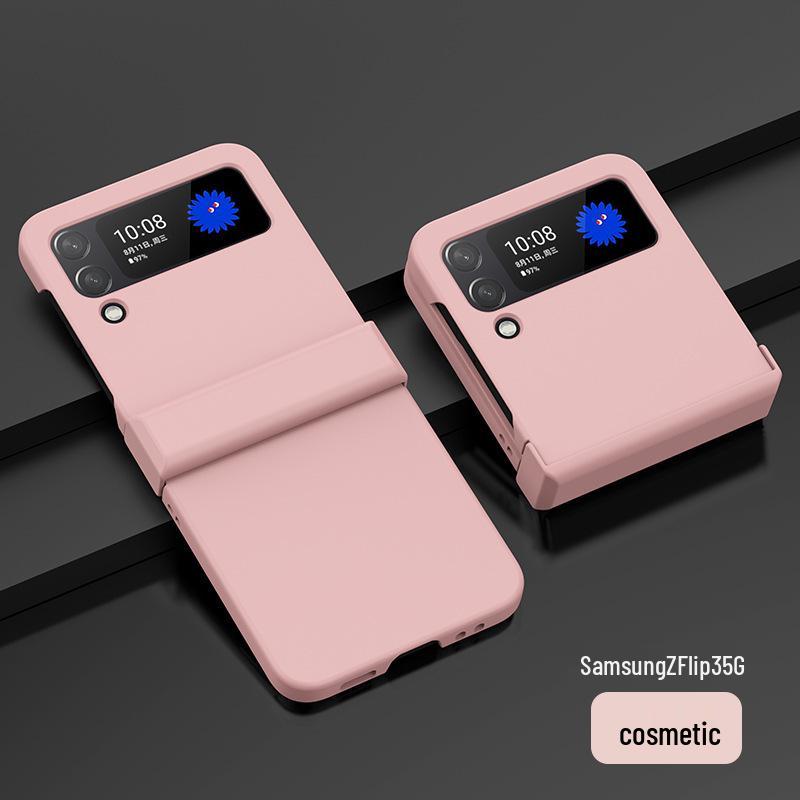 

Samsung Z Flip 3 Solid Color Protective Case - Creative Full Coverage Three-Piece Set Z Flip 3