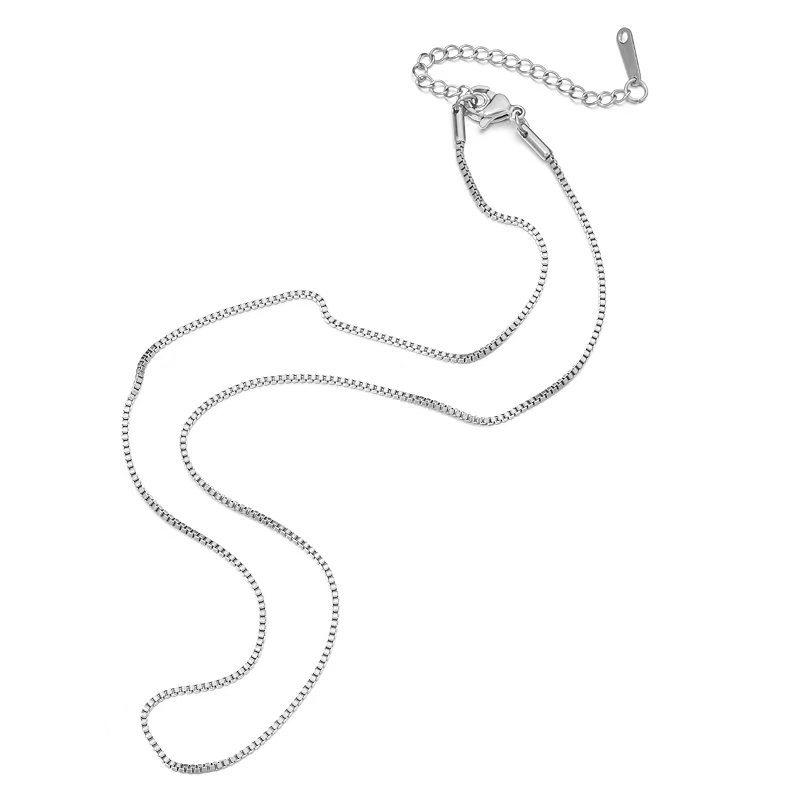 Non-Fading Titanium Steel O-Shaped Clavicle Chain for DIY Jewelry