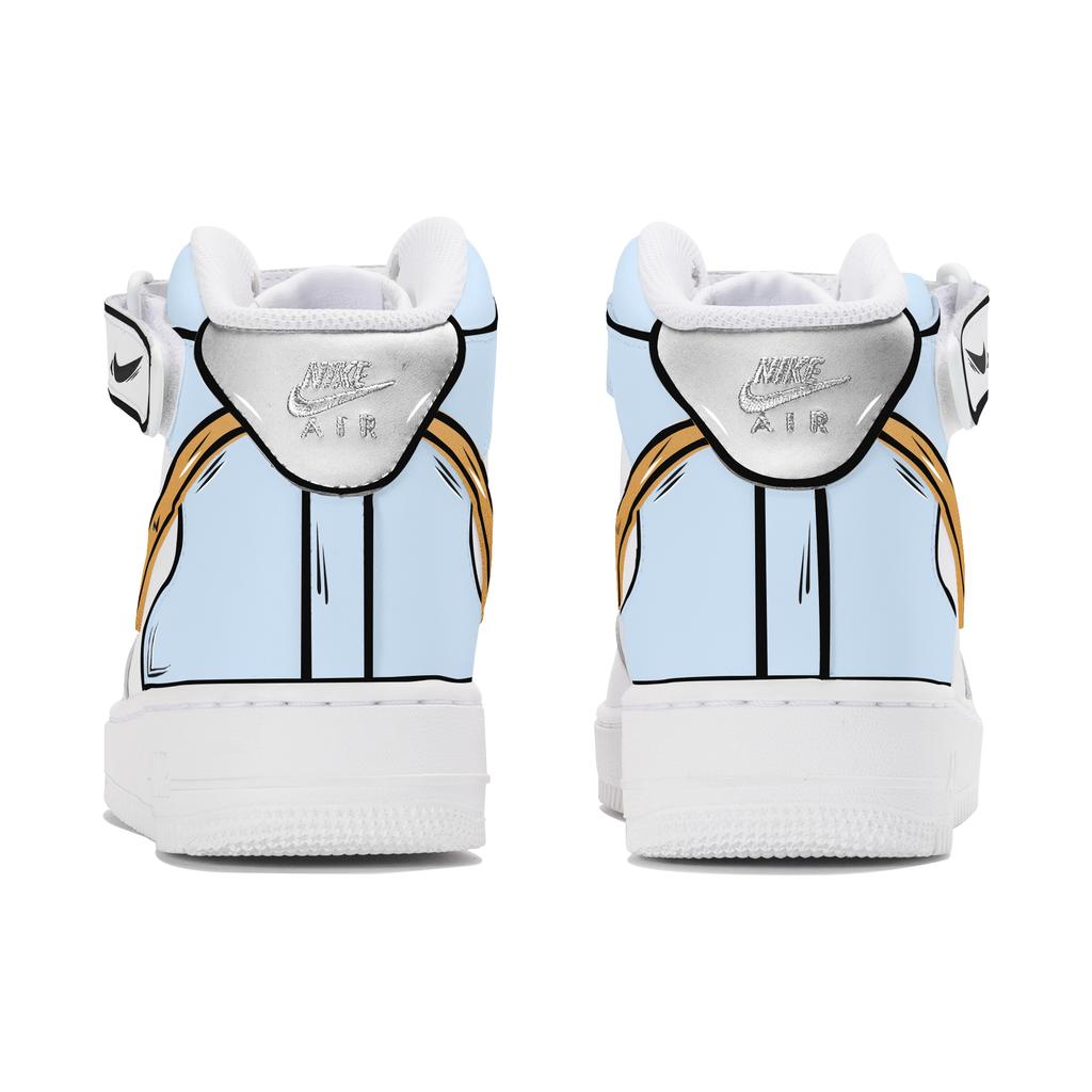 Nike Air Force 1 Coverage Slip Resistant Abrasion Resistant Coverage Slip Resistant And Abrasion Resistant Mid Top CW2289-111(Team210-)