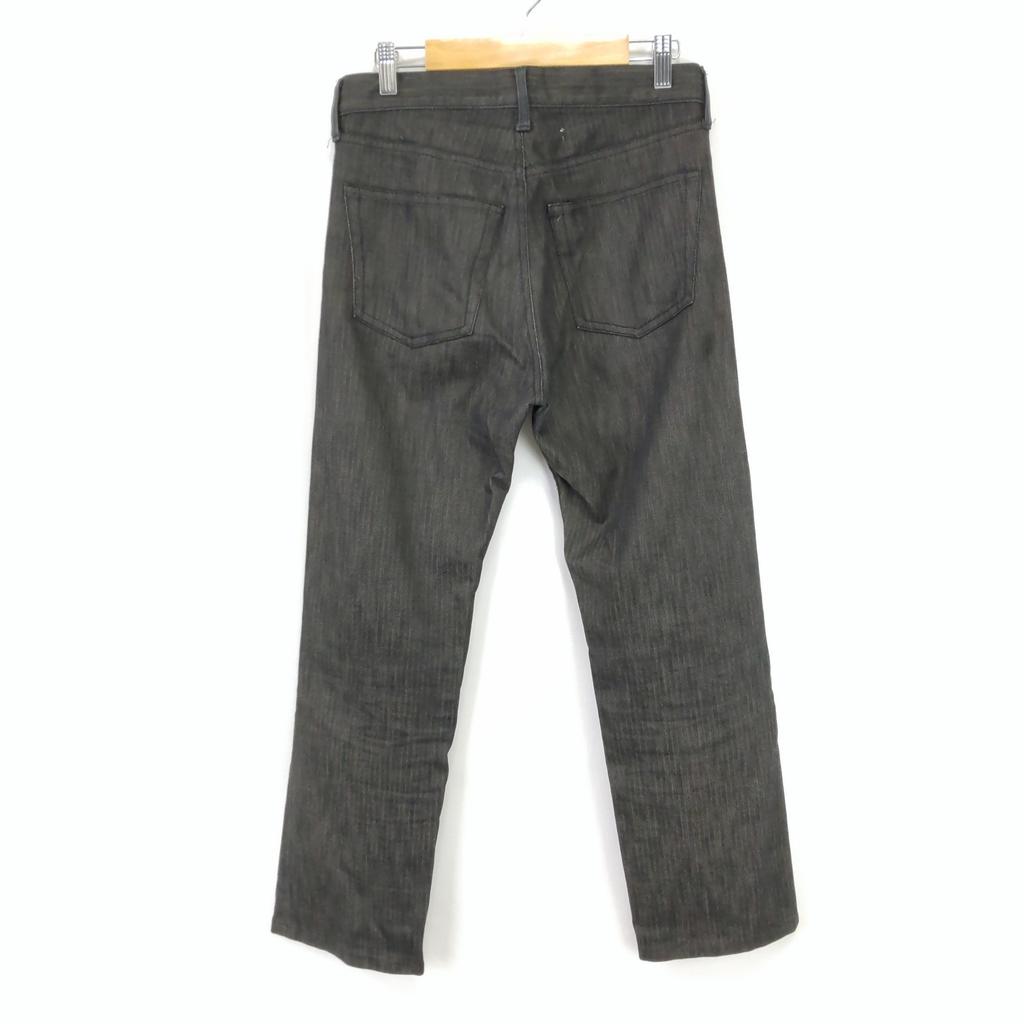 Excellent Condition HIGH STREET Black Denim Pants S Men Inseam 69cm Gray Tornado Mart(USED)