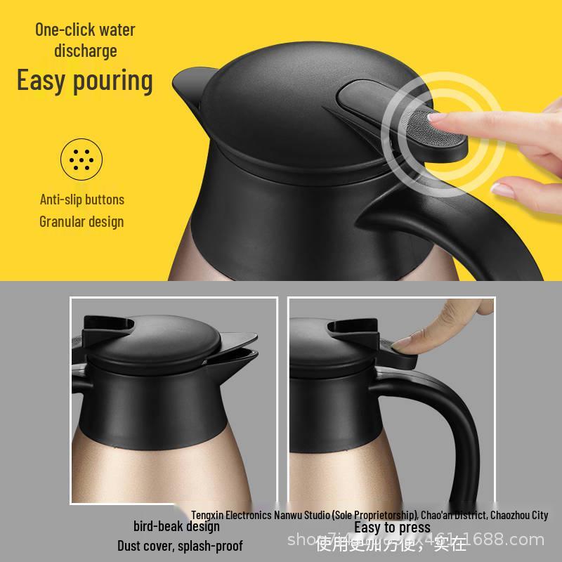 High-End Stainless Steel Double-Layer Vacuum Insulated Thermos Flask with Gift Box