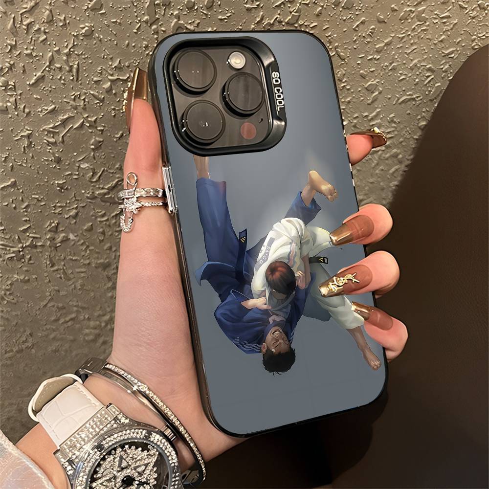 Brazilian Jiu Jitsu BJJ Phone Case For iPhone 15,17,11,14,13,16,12,E,Max,Plus,Air,Pro,Mini Black Matte Cover