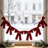 Miękka Świąteczna Aksamitna Kokarda Imprezowa Kreatywna Aksamitna Girlanda Kokardowa Baner Dekoracja Ślubna
